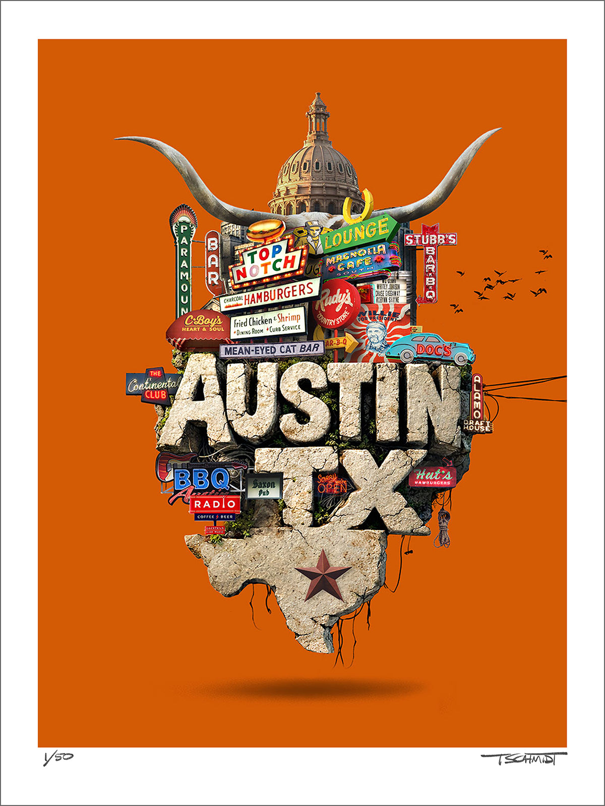 Endangered Austin #3 - UT Edition